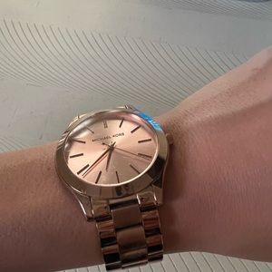 Rose gold Michael Kors watch
